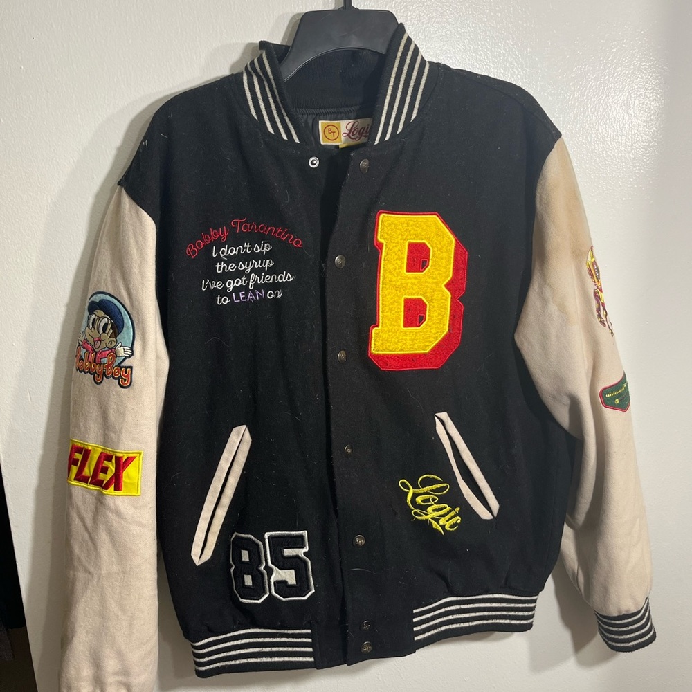 LOGIC Bobby Tarantino Patchwork Baseball Jacket